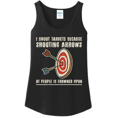 Archery Archer Funny Bowman Bow Archer Ladies Essential Tank