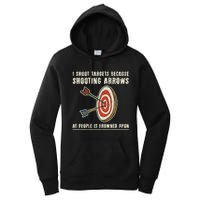 Archery Archer Funny Bowman Bow Archer Women's Pullover Hoodie