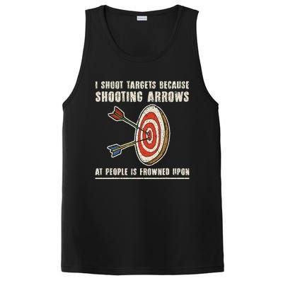 Archery Archer Funny Bowman Bow Archer PosiCharge Competitor Tank