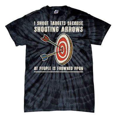 Archery Archer Funny Bowman Bow Archer Tie-Dye T-Shirt