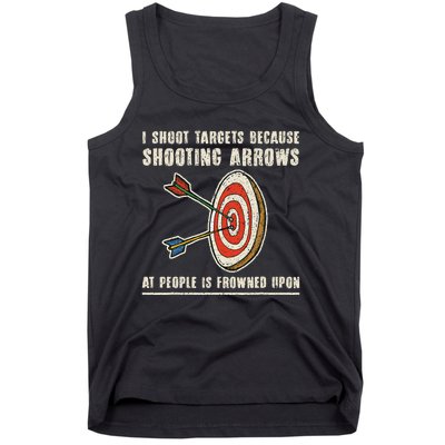 Archery Archer Funny Bowman Bow Archer Tank Top