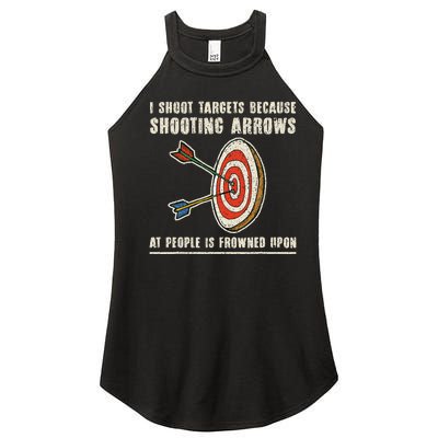 Archery Archer Funny Bowman Bow Archer Women's Perfect Tri Rocker Tank