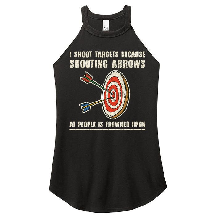 Archery Archer Funny Bowman Bow Archer Women's Perfect Tri Rocker Tank