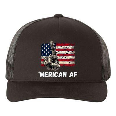 American’Merican Af Flag 4th Of July Patriotic Gift Yupoong Adult 5-Panel Trucker Hat