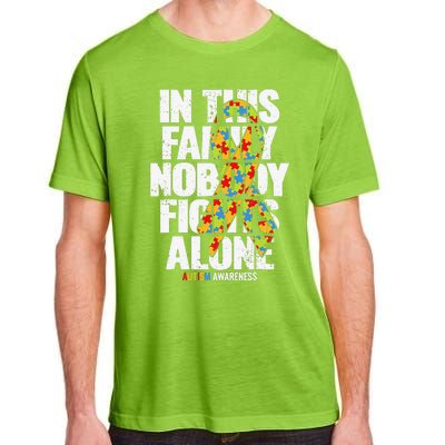 Autism Awareness Family Support Mom Autism Awareness Adult ChromaSoft Performance T-Shirt