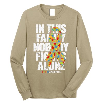 Autism Awareness Family Support Mom Autism Awareness Long Sleeve Shirt