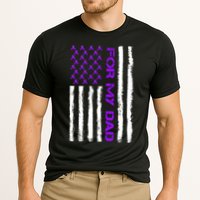 Alzheimer's Awareness For My Dad Support Flag Performance Shirt