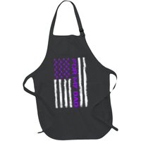 Alzheimer's Awareness For My Dad Support Flag Apron