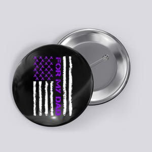 Alzheimer's Awareness For My Dad Support Flag Button