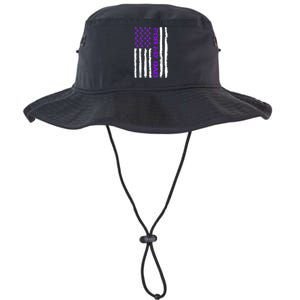 Alzheimer's Awareness For My Dad Support Flag Legacy Cool Fit Booney Bucket Hat