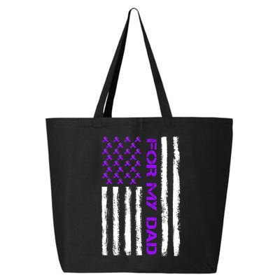 Alzheimer's Awareness For My Dad Support Flag 25L Jumbo Tote