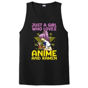 Anime Art For Women Teen Girls Anime Merch Ramen Anime Lover Shirt PosiCharge Competitor Tank