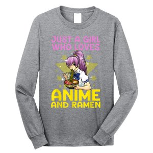 Anime Art For Women Teen Girls Anime Merch Ramen Anime Lover Shirt Long Sleeve Shirt