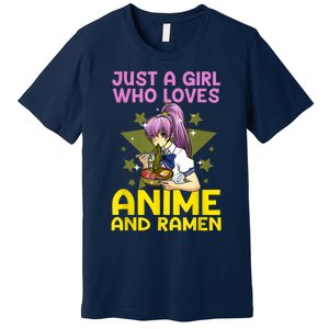 Anime Art For Women Teen Girls Anime Merch Ramen Anime Lover Shirt Premium T-Shirt