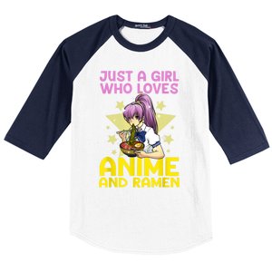 Anime Art For Women Teen Girls Anime Merch Ramen Anime Lover Shirt Baseball Sleeve Shirt