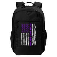 Alzheimer's Awareness For My Mom Support Flag Daily Commute Backpack