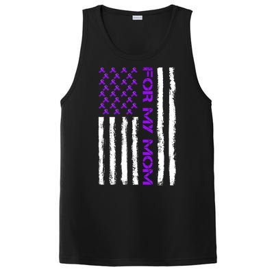 Alzheimer's Awareness For My Mom Support Flag PosiCharge Competitor Tank