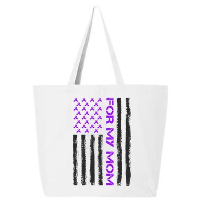 Alzheimer's Awareness For My Mom Support Flag 25L Jumbo Tote