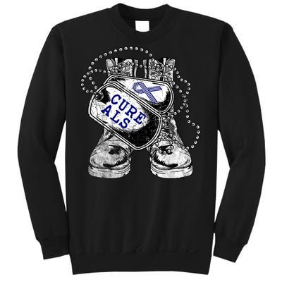 ALS Awareness For Military Veteran Sweatshirt