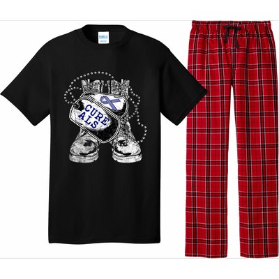 ALS Awareness For Military Veteran Pajama Set