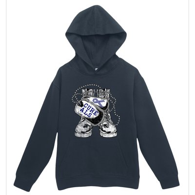 ALS Awareness For Military Veteran Urban Pullover Hoodie