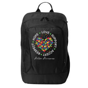 Autism Awareness For Mom Support Autism City Backpack