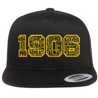 Alpha African Fraternity Hand Sign 1906 Words Flatbill Hat
