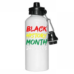 African American For Black History Month 24/7/365 Aluminum Water Bottle