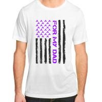 Alzheimer's Awareness For My Dad Support Flag Adult ChromaSoft Performance T-Shirt