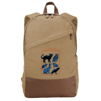 Adopt A Familiar Cotton Canvas Backpack
