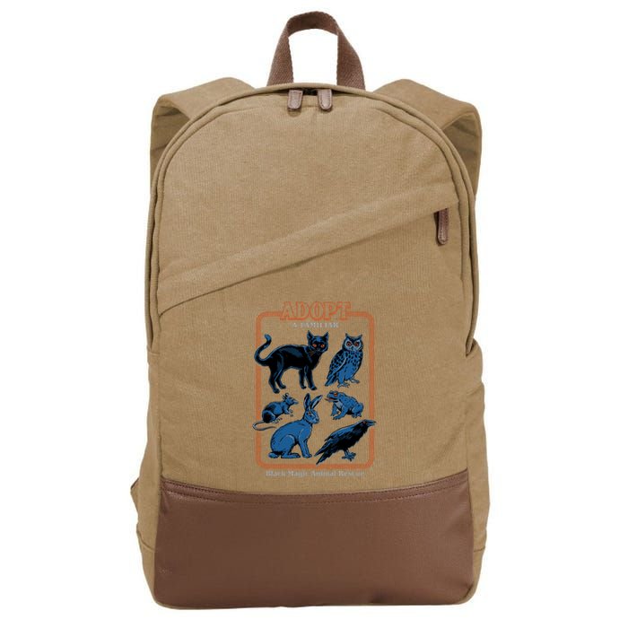 Adopt A Familiar Cotton Canvas Backpack