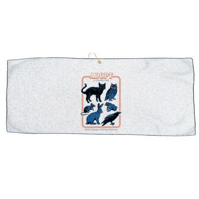 Adopt A Familiar Large Microfiber Waffle Golf Towel