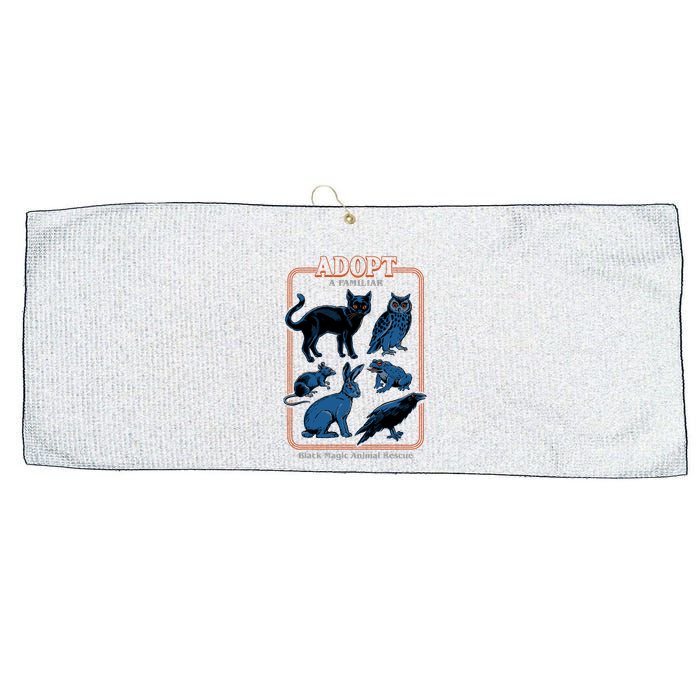 Adopt A Familiar Large Microfiber Waffle Golf Towel