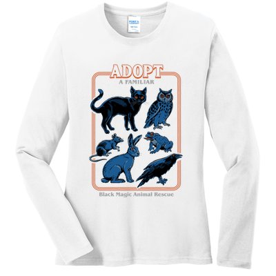 Adopt A Familiar Ladies Long Sleeve Shirt
