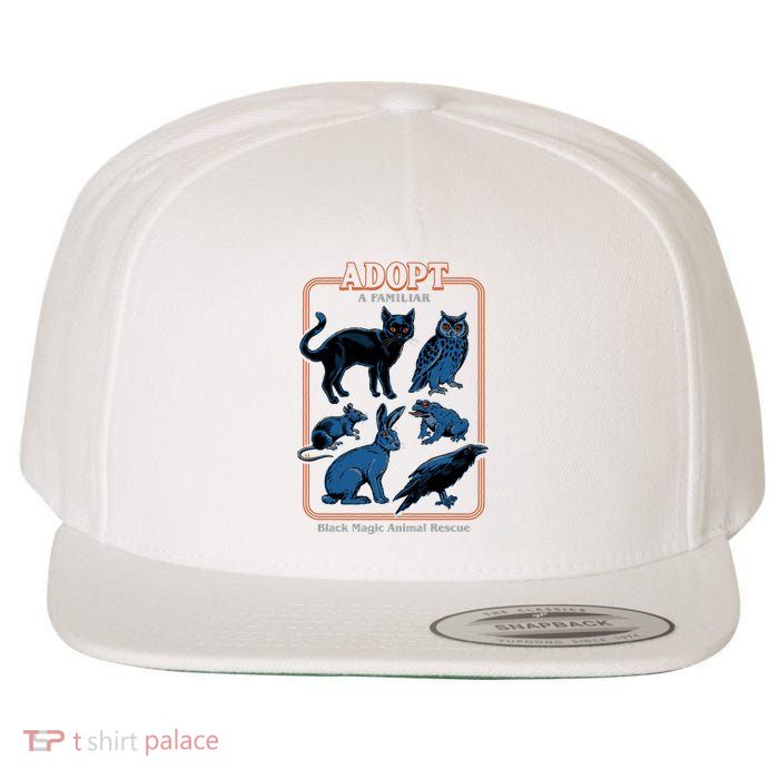 Adopt A Familiar Wool Snapback Cap