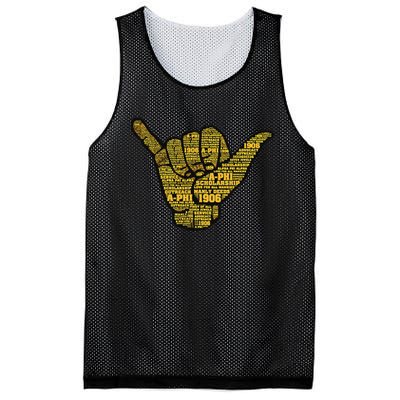 Alpha African Fraternity Hand Sign Words 1906 Mesh Reversible Basketball Jersey Tank