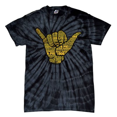 Alpha African Fraternity Hand Sign Words 1906 Tie-Dye T-Shirt