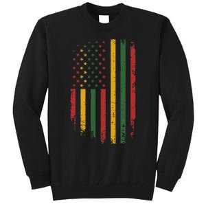 American african flag for black history freedom day Tall Sweatshirt