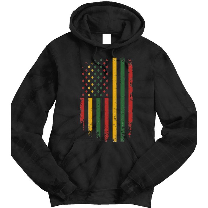 American african flag for black history freedom day Tie Dye Hoodie