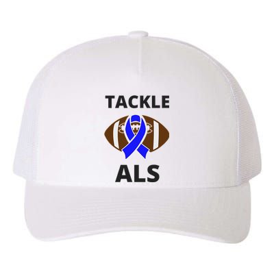 ALS Awareness Football Tackle Yupoong Adult 5-Panel Trucker Hat