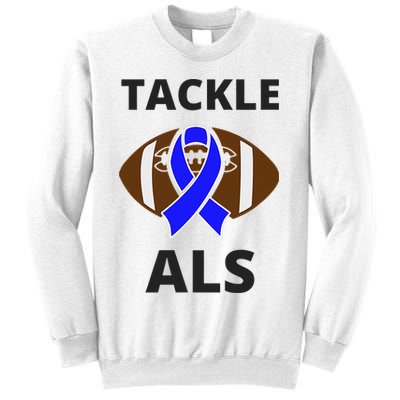 ALS Awareness Football Tackle Sweatshirt
