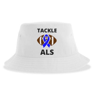 ALS Awareness Football Tackle Sustainable Bucket Hat