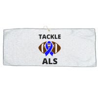 ALS Awareness Football Tackle Large Microfiber Waffle Golf Towel