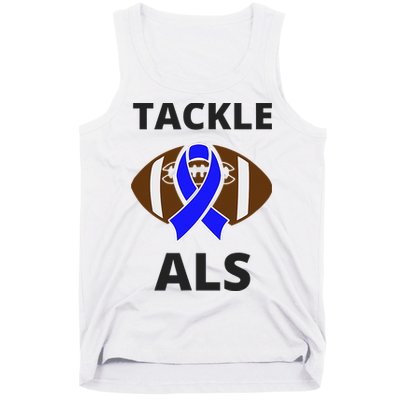 ALS Awareness Football Tackle Tank Top