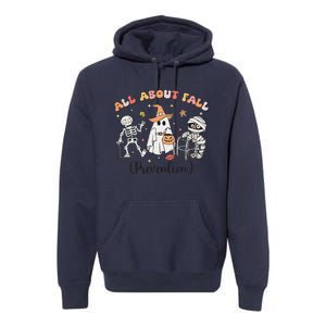 All About Fall Prevention Ghost Occupational Therapy Autumn Premium Hoodie