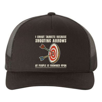 Archery Archer Funny Bowman Bow Archer Yupoong Adult 5-Panel Trucker Hat