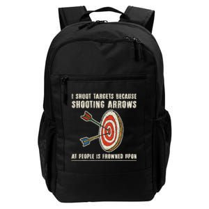 Archery Archer Funny Bowman Bow Archer Daily Commute Backpack