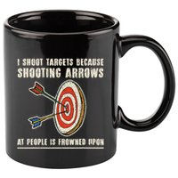 Archery Archer Funny Bowman Bow Archer 11oz C Handle Ceramic Mug