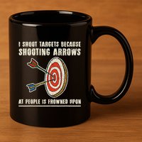Archery Archer Funny Bowman Bow Archer 11oz C Handle Ceramic Mug