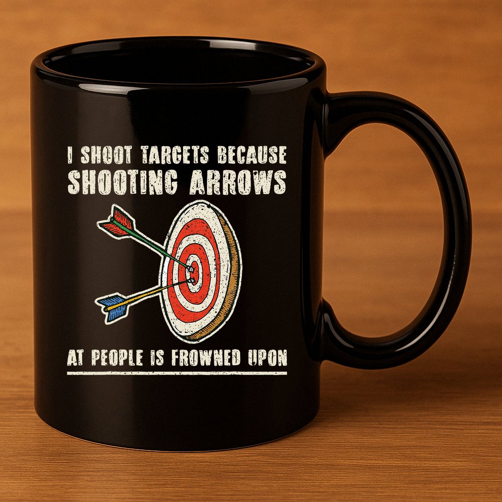Archery Archer Funny Bowman Bow Archer 11oz C Handle Ceramic Mug